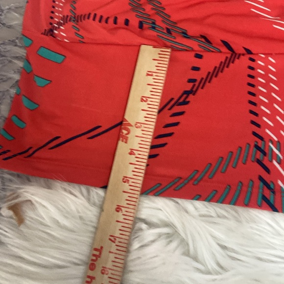 CLARA SUNWOO Orange Dolman Sleeve Abstract Women's Blouse - Picture 11 of 11